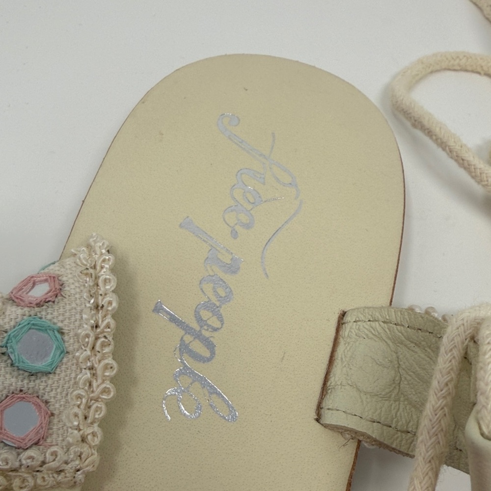 Free People Lace Up Sandals 9.5 39.5 New - Picture 2 of 5